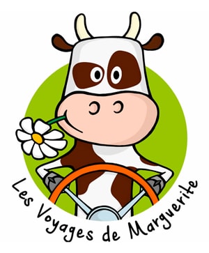 Illustration pour la réalisation du logo des Voyages de Marguerite