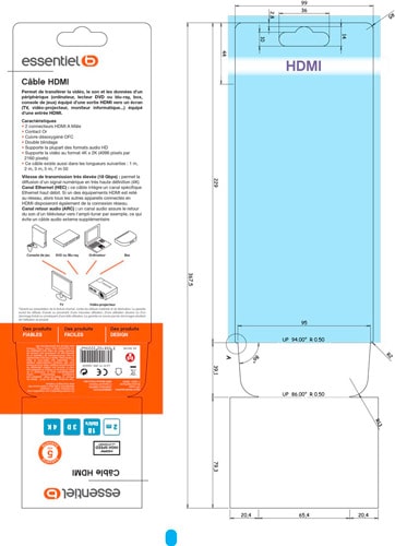 Die cut de la mise en page automatique avec variables pour Essentiel B